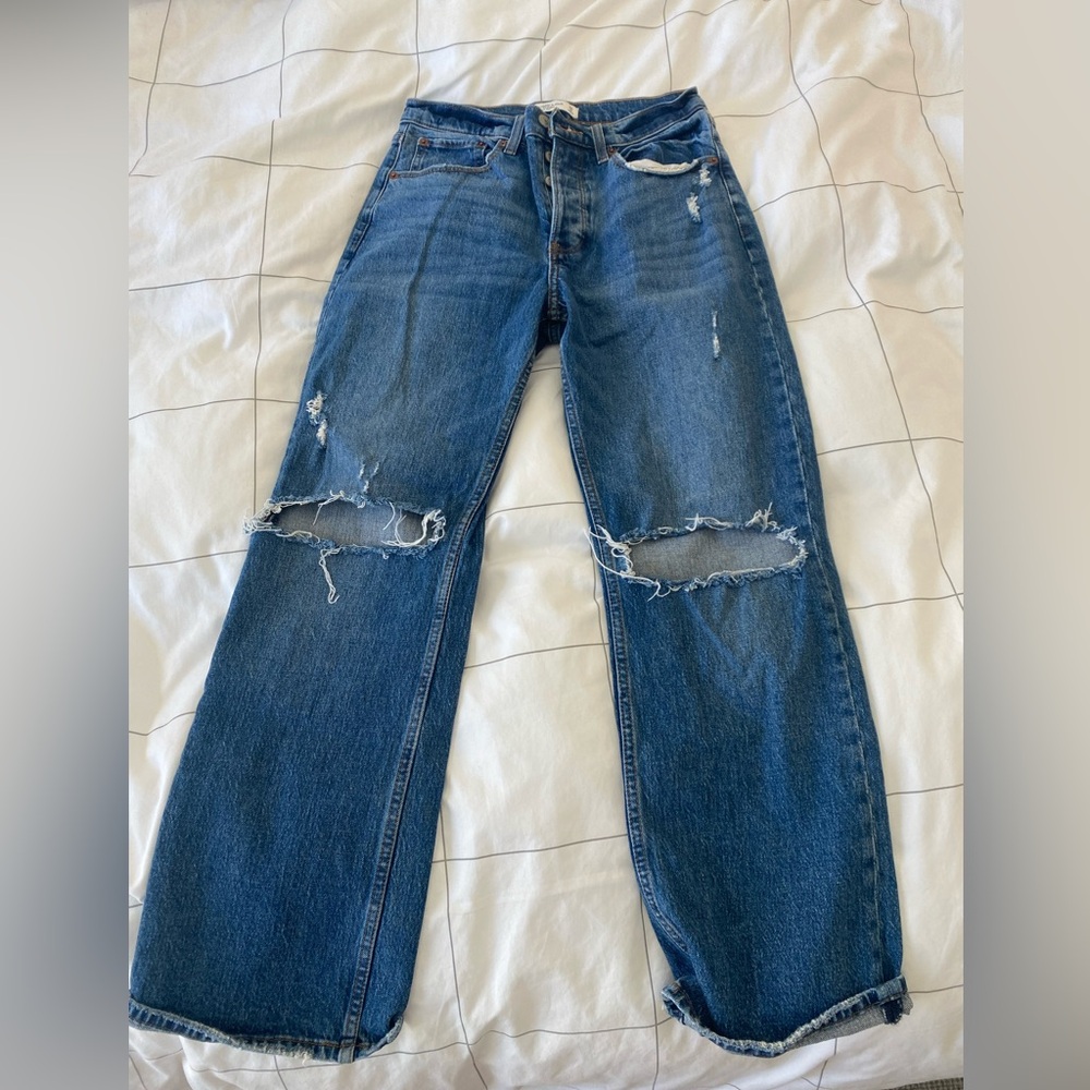 Abercrombie 90s Baggy Low Rise Jeans
